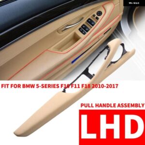 BMW LHD RHD 高級レザードライバーカー インテリア インナードアハンドルプル トリム カバー アームレスト アウター サポート ブラケット 5シリーズ F10 F18