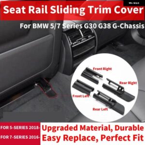 BMW LHD RHD 車左右シートレール スライド トラック カバー トリム 交換セット 5/7シリーズ G30 G31 G38 G11 G12 2018-2021
