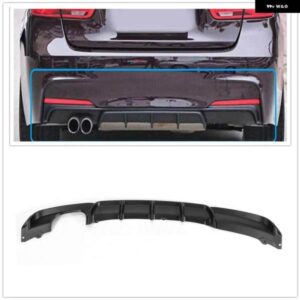 BMW リアバンパー ディフューザーリップ スポイラー スプリッター F30 F31 3シリーズ 2012-18 M-スポーツ 325I 320I マット/グロスブラック/カーボンルック