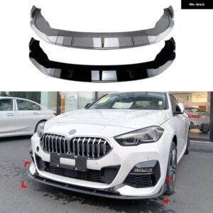 BMW F44 2シリーズ 228I 220I M235I M スポーツ 2020-2023 フロントバンパー スポイラー リップカーボンルック/グロスブラックロワースプリッターリップ