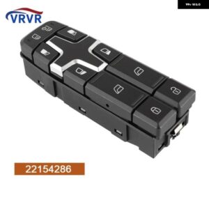 ボルボ 22154286 3ピン フロント左電動パワーウィンドウマスタースイッチ トラック FH FM 21489840 16320218