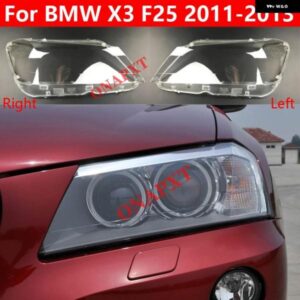 BMW X3 F25 2011-2013 ク リアランプ シェード ランプシェルフロント車ガラスレンズケースヘッドランプキャップ ヘッドライト カバー