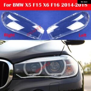 BMW ライトケース X5 F15 F16 X6 2014-2018 フロント ヘッドライト レンズカバー 自動ヘッドランプランプ シェード ガラスランプシェルキャップ