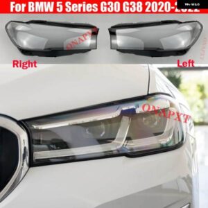 BMW 自動キャップ 5シリーズ G30 G38 2020-2022 ヘッドライト カバー ガラスレンズシェルケース ヘッドライト ランプ シェード
