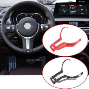 BMW F20 F22 F21 F30 F32 F33 F36 F06 F12 F13 X5 F15 X6 F16 M スポーツ カーボン ステアリング ホイール トリム カー アクセサリー