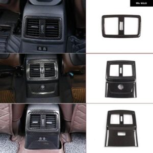 BMW X1 F48 X2 F47 2016-21 ABS カーボン車後列 エアコン エア アウトレット フレーム 装飾 ステッカー カーアクセサリー