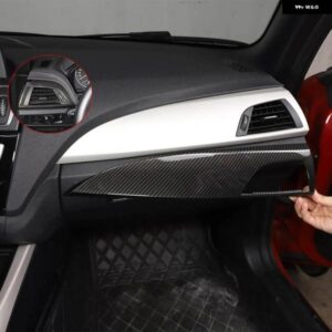 BMW ABS カーボン F20 F21 F22 F23 2012-2017 ダッシュボード サイド空調エア アウトレット パネル トリム アクセサリー