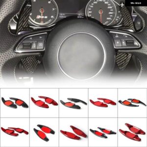 アウディ カーボンステアリングホイールパドルシフト 延長 シフター A3 RS3 A5 RS6 A4 A6 R8 A7 Q3 A8 Q5 S5 Q7 S6 TT S7 TTS S8