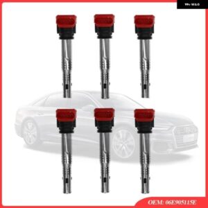 アウディ 点火コイル 06E905115E 07K905715F A4 A5 A6 A7 A8 Q5 Q7 R8 クワトロ VW トゥアレグ 2.4 2.7 2.8 3.0 3.2 TDI TFSI V6