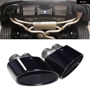 アウディ カーアクセサリー排気チップ RS3 RS4 RS4 RS5 RS6 ダブルインナーマフラーチップ S3 S4 S5 S6 排気システムマフラー