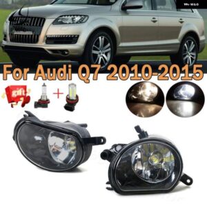 アウディ LED とハロゲンフロント フォグライト カーライト スタイリング フォグランプ Q7 2010 2011 2012-2015 4L0941699 4L0941700 車