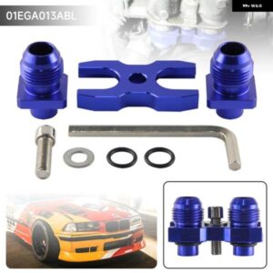 BMW AN10 オイルクーラーアダプターフィッティング E36 E46 ユーロ E82 E9X 135/335 E46 M3 E90 E92 335I エンジン 06-12 アルミ ブラック/ブルー