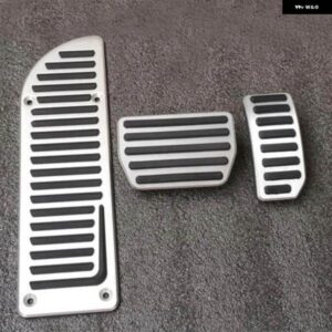 ボルボ カーアクセサリー 2009-2017 XC60 S60 S80 S60 V60 V70 アルミ AT アクセルガス フットレスト ペダルパッド 3個