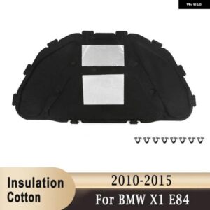 BMW X1 E84 2010-2015 フロントフードエンジン遮音パッド 防音綿カバー 断熱パッド マット