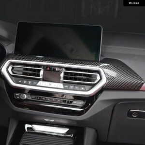 BMW 車内空調ベント アウトレット トリム カバー フレーム スタイリング カーボン ステッカー X3 X4 G01 G02 2022 アクセサリー