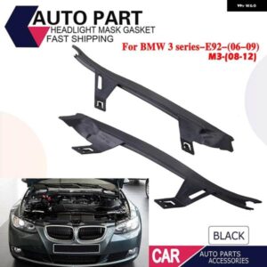 BMW ヘッドライト ガスケット交換レンズハウジングゴムシール緩衝パッド E92 E93 3シリーズ 2005-2010 カーアクセサリー