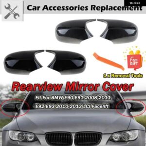BMW フェイスリフト E90 LCI E91 2008-2011 E92 E93 2010-2013 バックミラー キャップウイングサイドミラー カバー カーアクセサリー