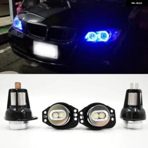 BMW 1ペア E60 E61 E63 E64 E70 X5 E71 X6 E82 E87 E89 Z4 E90 E91 M3 CANBUS LED エンジェルアイズ マーカーライト 電球