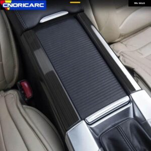 ボルボ カーセンターコントロール アームレスト 水カップホルダー トリム ストリップ 装飾 XC60 S60 V60 2012-2018 インテリア 自動車アクセサリー