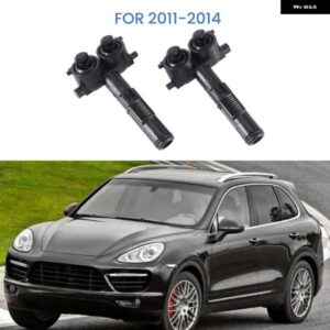 ポルシェ 95862816100 95862816200 ヘッドライト ウォッシャーガンノズル車 カイエン 2011-2014