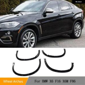 BMW サイド PP ホイールアーチ フェンダー フレア X6 F16 X6M F86 2015-2018 フェンダー フレアマッドフラップ トリム ワイドホイールアーチ フェンダー