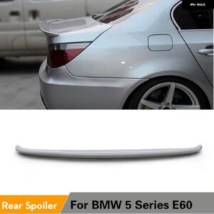 BMW リア トランク リップスポイラー ブーツ リップ ウイング E60 525I 528I 535I 550I 2005 - 2008 ファイバーグラス未塗装グレープライマー