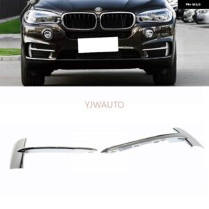BMW フォグライト カバー X5 F15 フォグランプ カバー フロントロア バンパー フォグライト カバー 自動ベント グリル サイドインサートセンター グリル