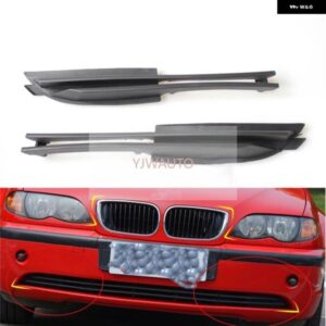 BMW フォグランプ カバー E46 3シリーズ 320I 325I 325XI 330I 4 ドア フォグライト カバー ベント車 グリル 自動フロントアンダー バンパー