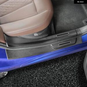 BMW ABS カーボンドアシルスカッフプレートガードプロテクター カバー トリム 3 5シリーズ G20 G30 X1 F48 X3 G01 X5 F15 G05 X7 G07