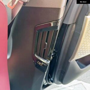 BMW ABS カーボン 5シリーズ G60 2024 2025 エアコン アウトレットカバー B ピラー ベント パネル カバー インテリア アクセサリー