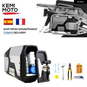 BMW 4.2L ツール ボックス R1250GS R1200GS R 1250 GS LC ADV F800GS F700GS アドベンチャー オートバイ アルミサイド ボックス ケース