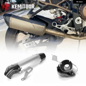 BMW S1000RR R 2019-2022 マフラー マフラー スリップオンモト パイプ システム 61MM カーボン オートバイ アクセサリー
