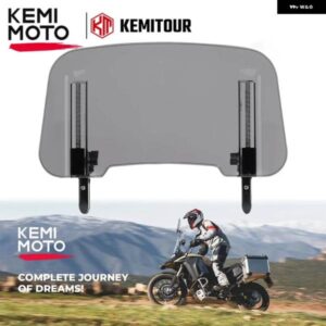 BMW オートバイ フロントガラス エクステンション 汎用 クランプオンスポイラー フロントガラス ディフレクター R1200 1250GS RT F750 GS R NINET