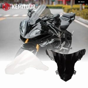 BMW クリアブラック フロントガラス S1000RR 2015-2018 ダブルバブル 防風 ウインドスクリーン S1000 ウインド ディフレクター オートバイ アクセサリー