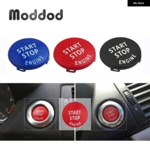 BMW 10個 スタートストップ エンジン ボタン交換カバー X1 X5 E70 X6 E71 Z4 E89 3 5シリーズ E90 E91 E60 キー トリム キャップスイッチキット