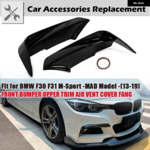 BMW F30 F31 F35 フロント バンパー リップスプリッター スポイラー キット 320I 328I 330I 335I 340I 316D 318D M スポーツ 12-19 フォグランプ