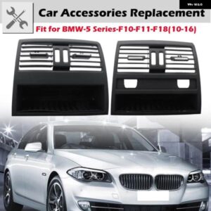BMW リア AC ベント グリル パネル センターアームレストバックエアアウトレットカバー 5シリーズ F10 F11 520 525 528 530 535 アクセサリー