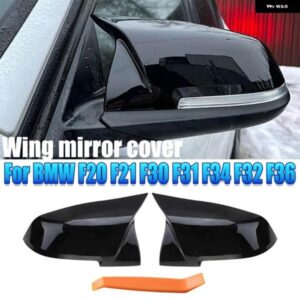 BMW 1ペア 1 2 3 4 Xシリーズ F20 F21 F22 F23 F30 F32 F33 F36 E84 F87 2012-2017 サイド ウイング バックミラー カバー カー アクセサリー