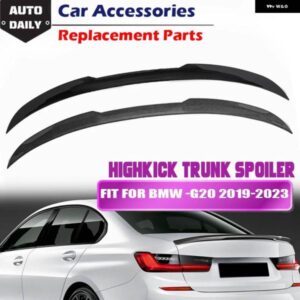 BMW 3シリーズ G20 320I 325I 330I M3 2019-2023 リア トランク スポイラー リップ翼 トランク ルーフ テール翼プロテクター カー アクセサリー