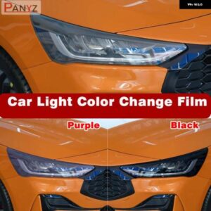 BMW TPU ヘッドライト フィルムクリアブラック/パープルインテリジェント UV TPU 自己修復アンチスクラッチベンツ ホンダ マツダ