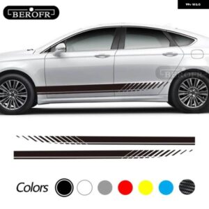 アウディ BMW ステッカー フォルクスワーゲン VW フォード トヨタ ホンダ メルセデス ベンツ ルノー DIY サイドストライプ デカール 自動車 アクセサリー