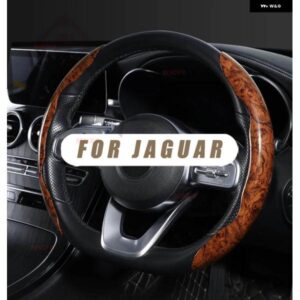 ジャガー ハイエンドでエレガントな木目調 ステアリングホイール カバー E-PACE F-PACE F-TYPE XFL