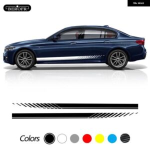 BMW 2個 サイドドアスカート ステッカー デカール E46 E39 E60 E90 E36 F30 F10 X5 E53 E70 E34 E30 F20 F15 G30 F21 F07 F80 M SPROT