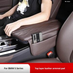 BMW 19-23 X7 アームレスト ボックス カバー パッド 革傷防止 防塵 センター コンソール カバー クッション インテリア アクセサリー