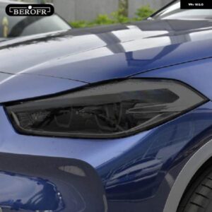 BMW X2 F39 2017-現在 ヘッドライト ティントスモークブラックフィルムビニールクリア TPU ステッカー アクセサリー