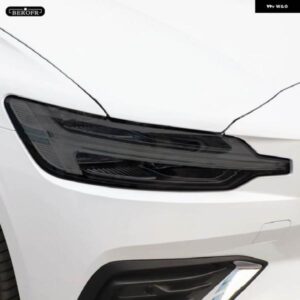 ボルボ ヘッドライト ティントフィルムスモークブラッククリア TPU ライト ステッカー V60 S60 2018 2019 2020 アクセサリー