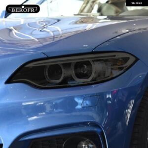BMW 2個 2シリーズ F22 F23 2014-2019 ヘッドライト ティントブラックフィルムクリア TPU ステッカー アクセサリー