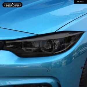 BMW 2個 4シリーズ F32 F33 F36 ヘッドライト ティントブラックフィルムビニールクリア TPU ステッカー アクセサリー