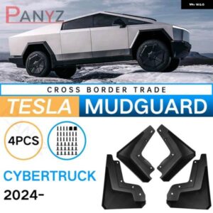 テスラ MUDFLAPS CYBERTRUCK 2023 2024 ピックアップ マッドガード マッドフラップ スプラッシュガード フロント リア