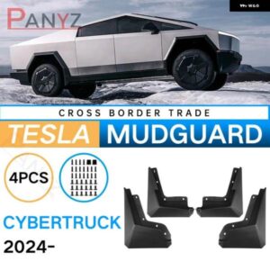 テスラ MUDFLAPS CYBERTRUCK 2023 2024 ピックアップ マッドガード マッドフラップ スプラッシュガード フロント リア